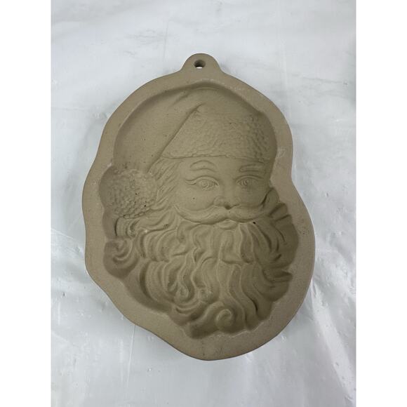Brown Bag Cookie Art Mold Wilton 1987-1997 Kris Kringle Santa Angel Christmas - Picture 6 of 8